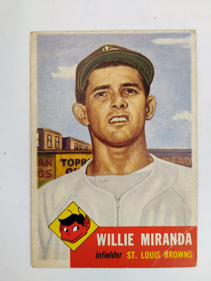 1953 Topps Willie Miranda RC