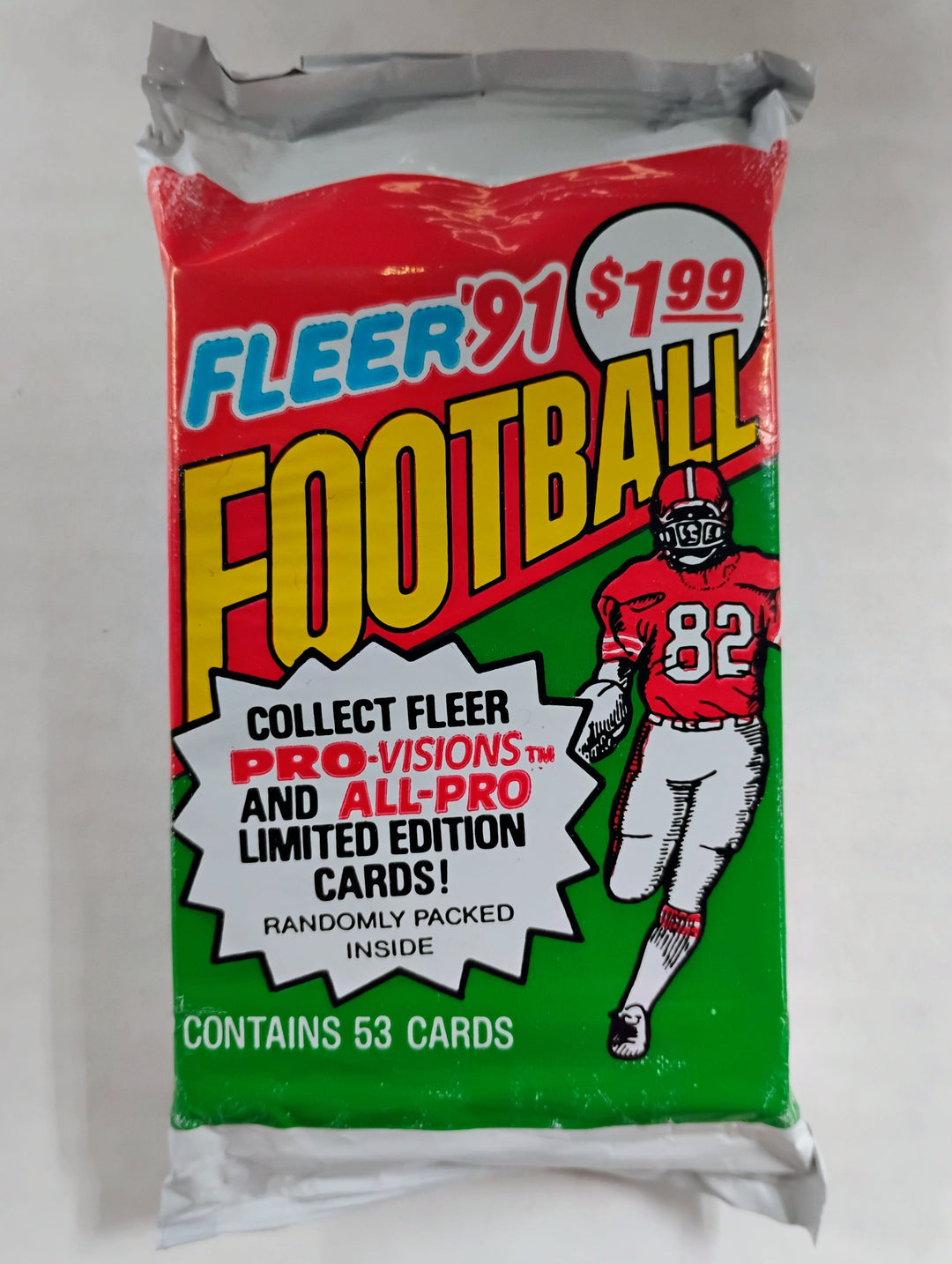 1991 Fleer Football Jumbo Pack