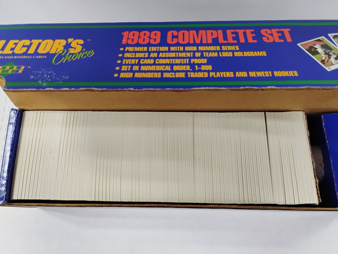 1989 Upper Deck Baseball Complete Factory Set
