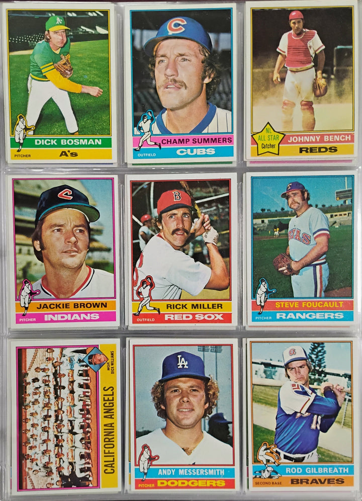 1976 Topps Baseball Complete Set EX-Mint