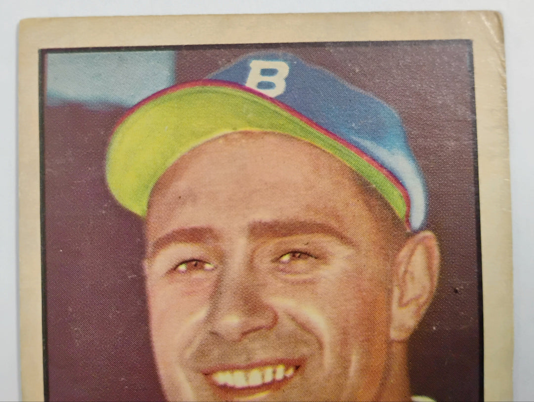 1952 Topps Baseball Sibby Sisti #293 Red Back