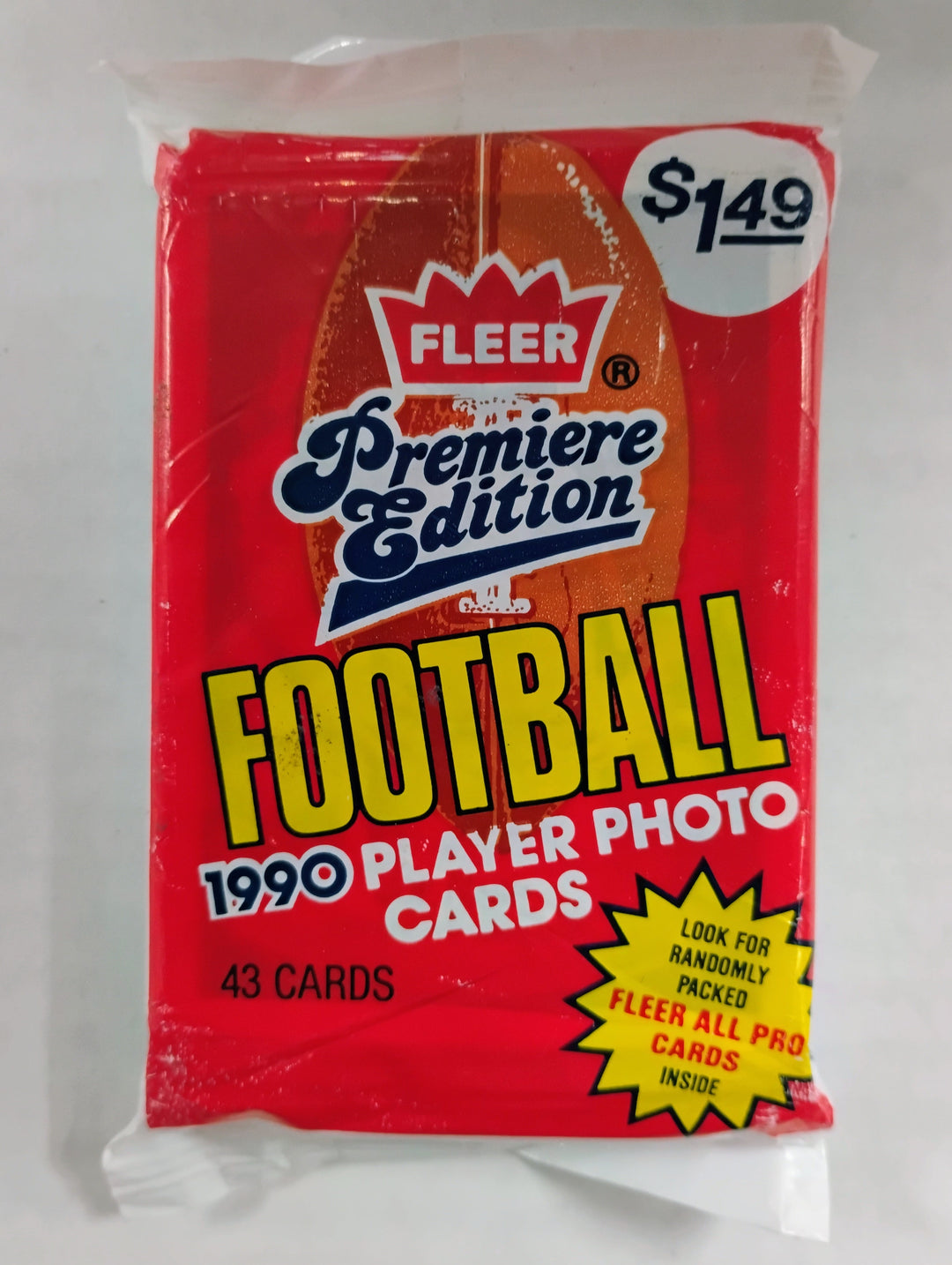 1990 Fleer Football Jumbo Sealed Pack