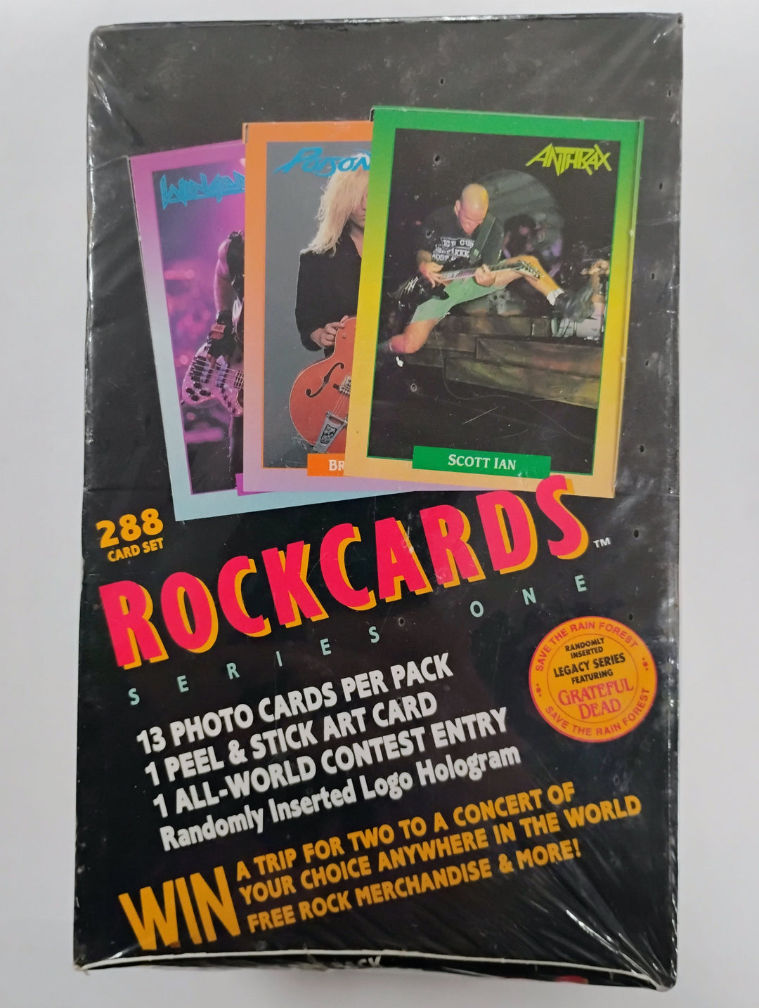 1991 ROCKCARDS Series One Sealed Box