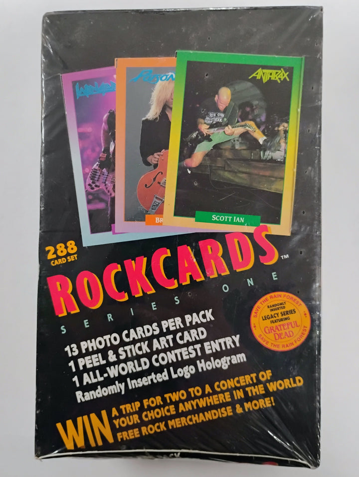 1991 ROCKCARDS Series One Sealed Box