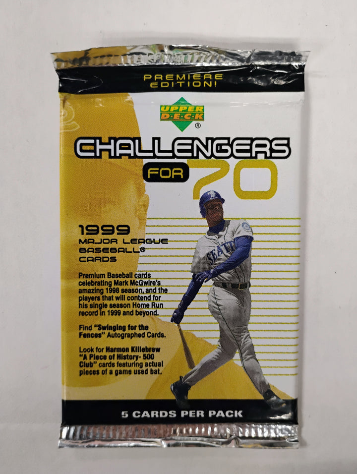 1999 Upper Deck Challengers For 70 MLB Sealed Pack
