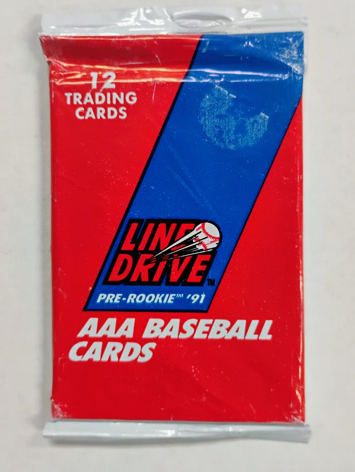1991 Line Drive AAA Baseball Sealed Pack