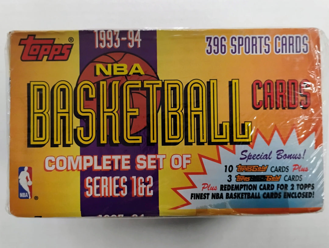 1993-94 Topps Series 1 & 2 Basketball Complete Factory Sealed Set