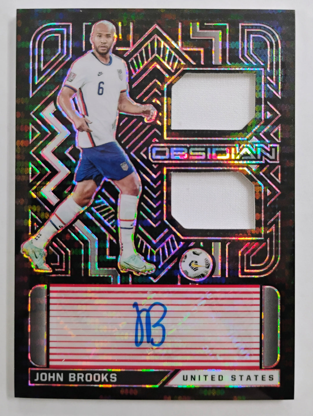 2021-22 Panini Obsidian Soccer John Brooks #DJ-JBR 33/44