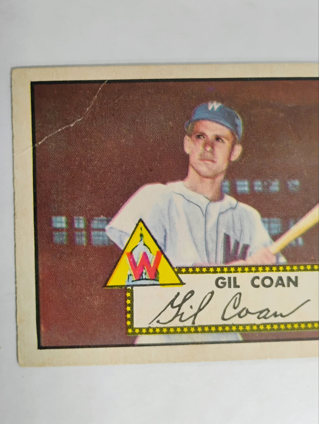 1952 Topps Baseball Gil Coan #291 Red Back