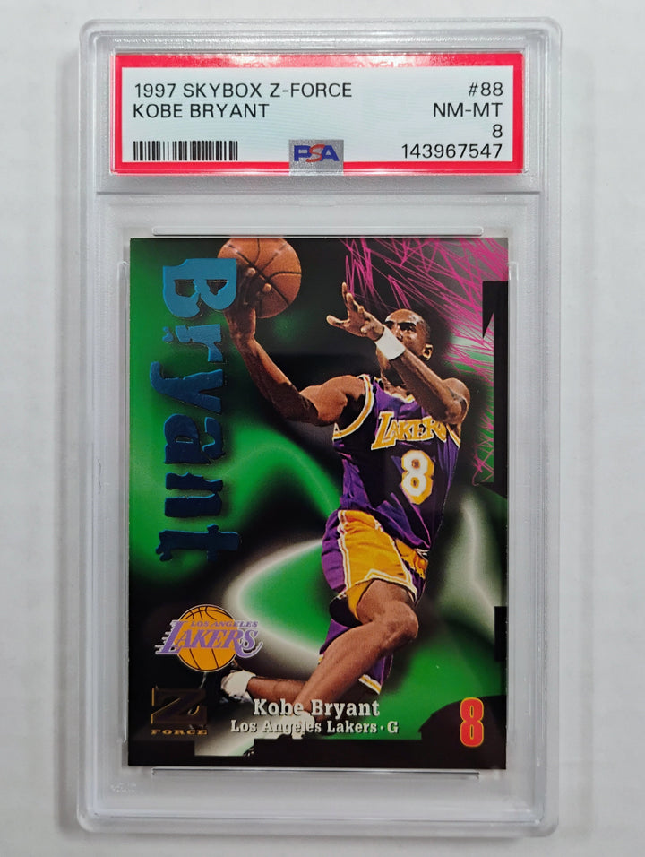 1997 Skybox Z-Force Kobe Bryant #88 PSA 8 NM-MT