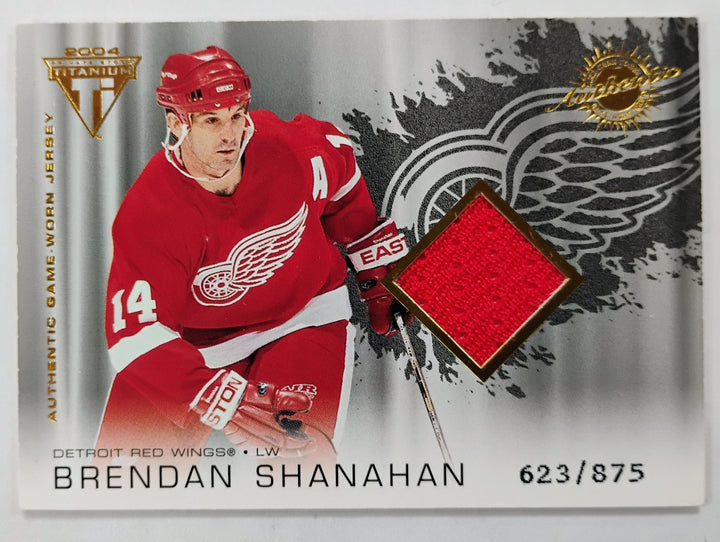 2003-04 Private Stock Titanium Hockey Brenden Shanahan #153 Authentic Game-Worn Jersey 623/875