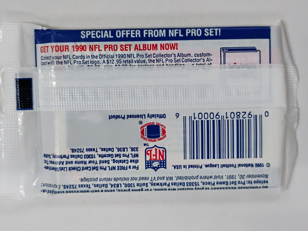 1990 Proset Football Sealed Pack