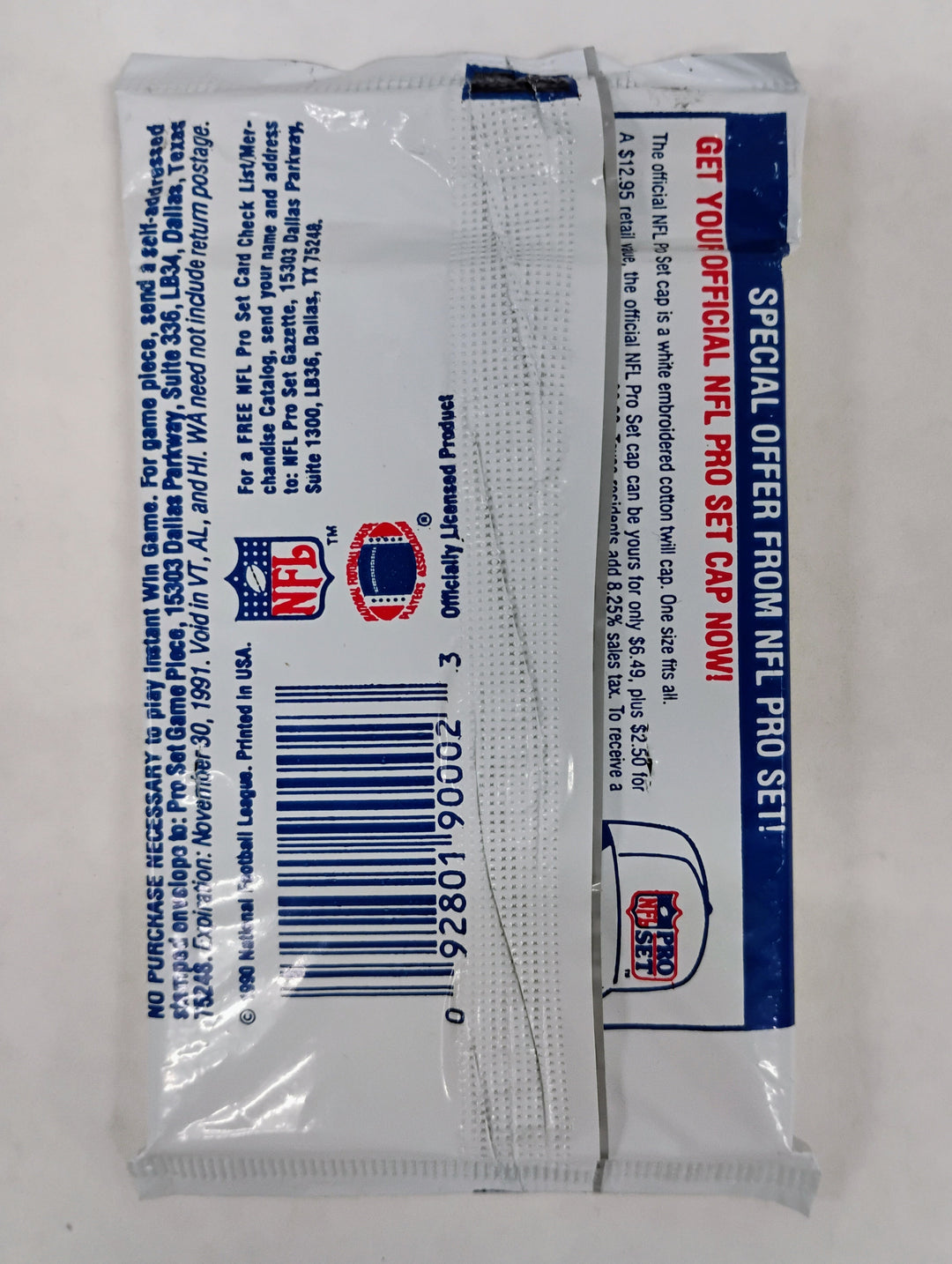 1990 Pro Set Football Series II Sealed Pack