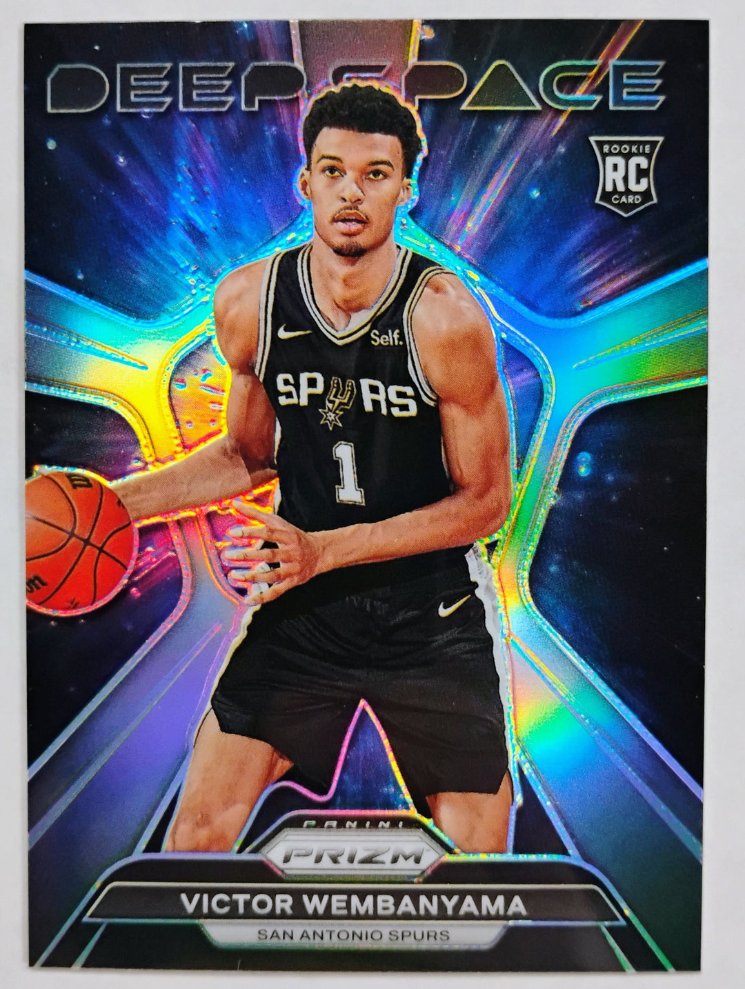 2023-24 Panini Prizm Victor Wembanyama RC #1 Deep Space Silver Prizm