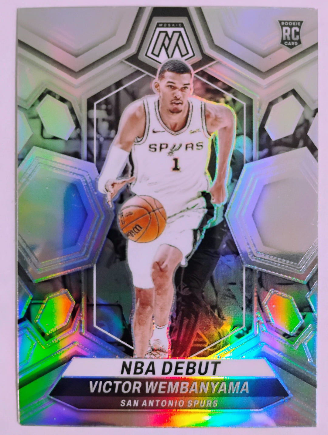 2023-24 Moasic Basketball Victor Wembanyama RC #257 Prizm