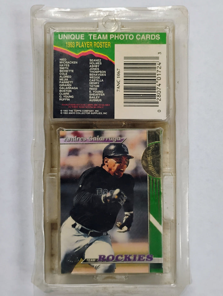 1993 Stadium Club Baseball Colorado Roockies Team Set