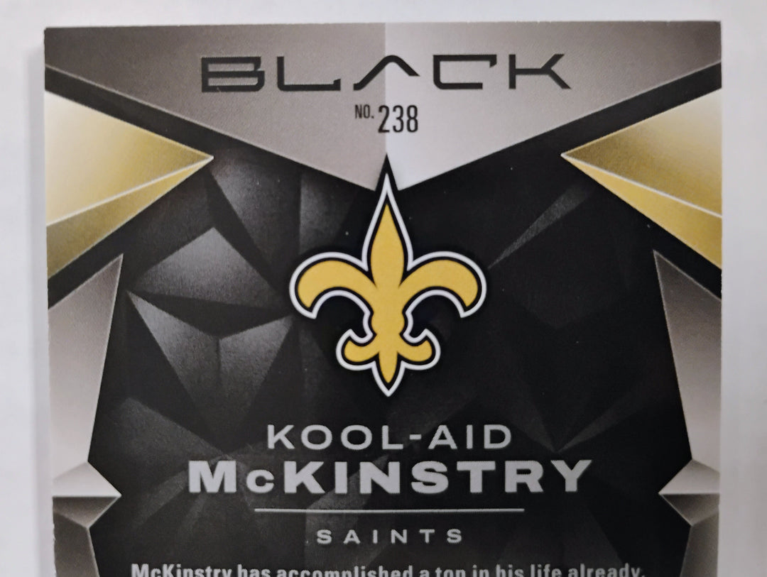 2024 Panini Black Football Kool-Aid Mckinstry RC Auto/Patch #'D 093/150 NM-Mint