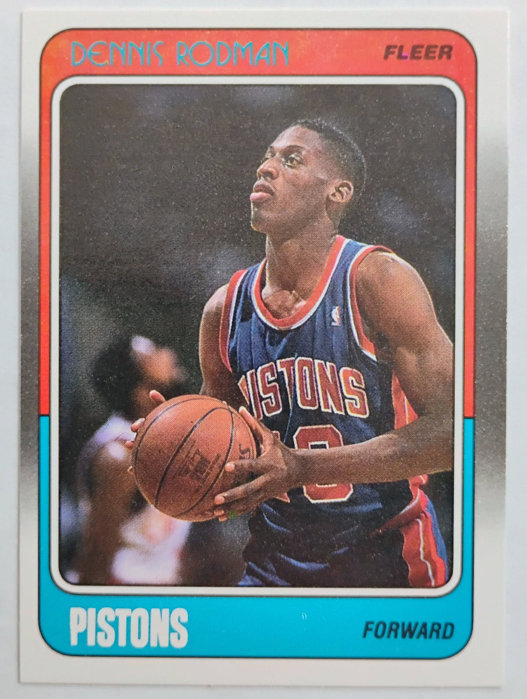 1989 Fleer Basketball Dennis Rodman  RC #43