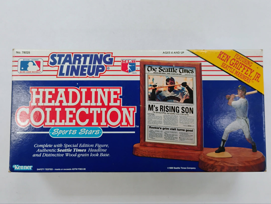1991 Kenner Starting Lineup Headline Collection Sports  Stars Ken Griffey Jr. Open Box