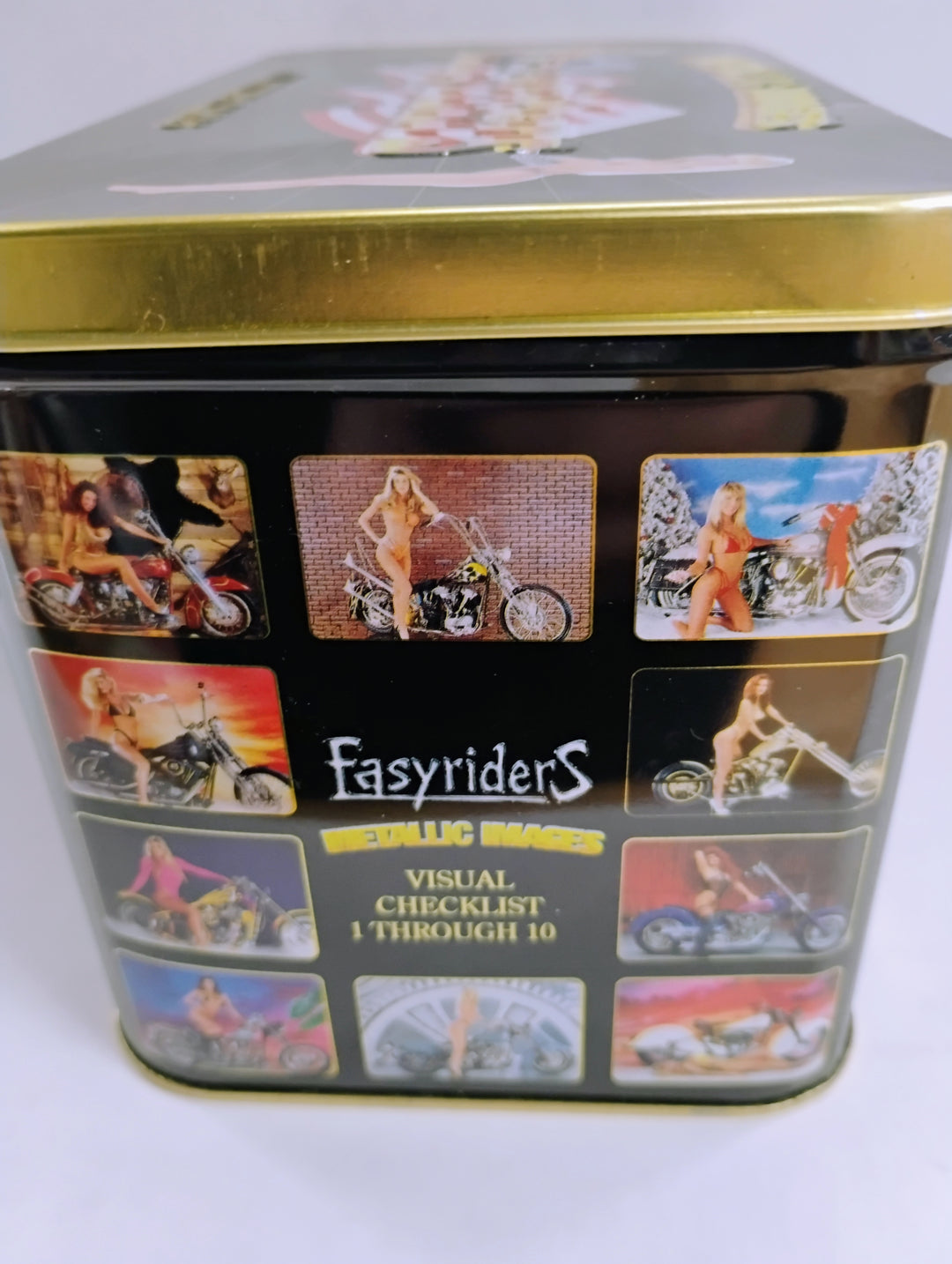 Easy Riders Metallic Tin Collectors Cards