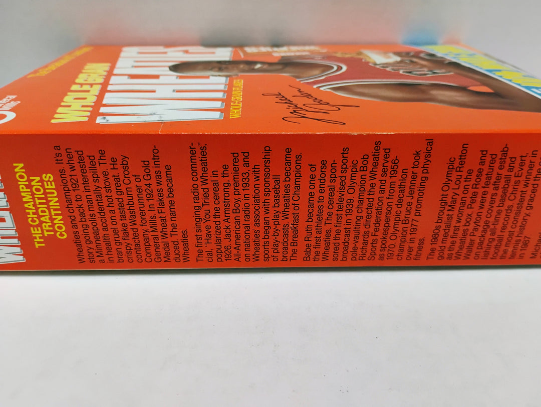 12oz General Mills Wheaties Michael Jordan Cereal Box MJ Pouring Cereal Box Empty Box