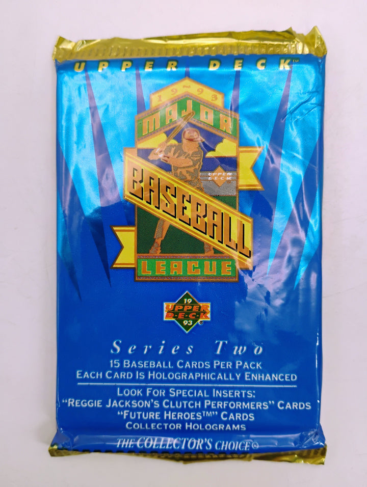 1993 upper Deck MLB Series 2 Sealed Pack