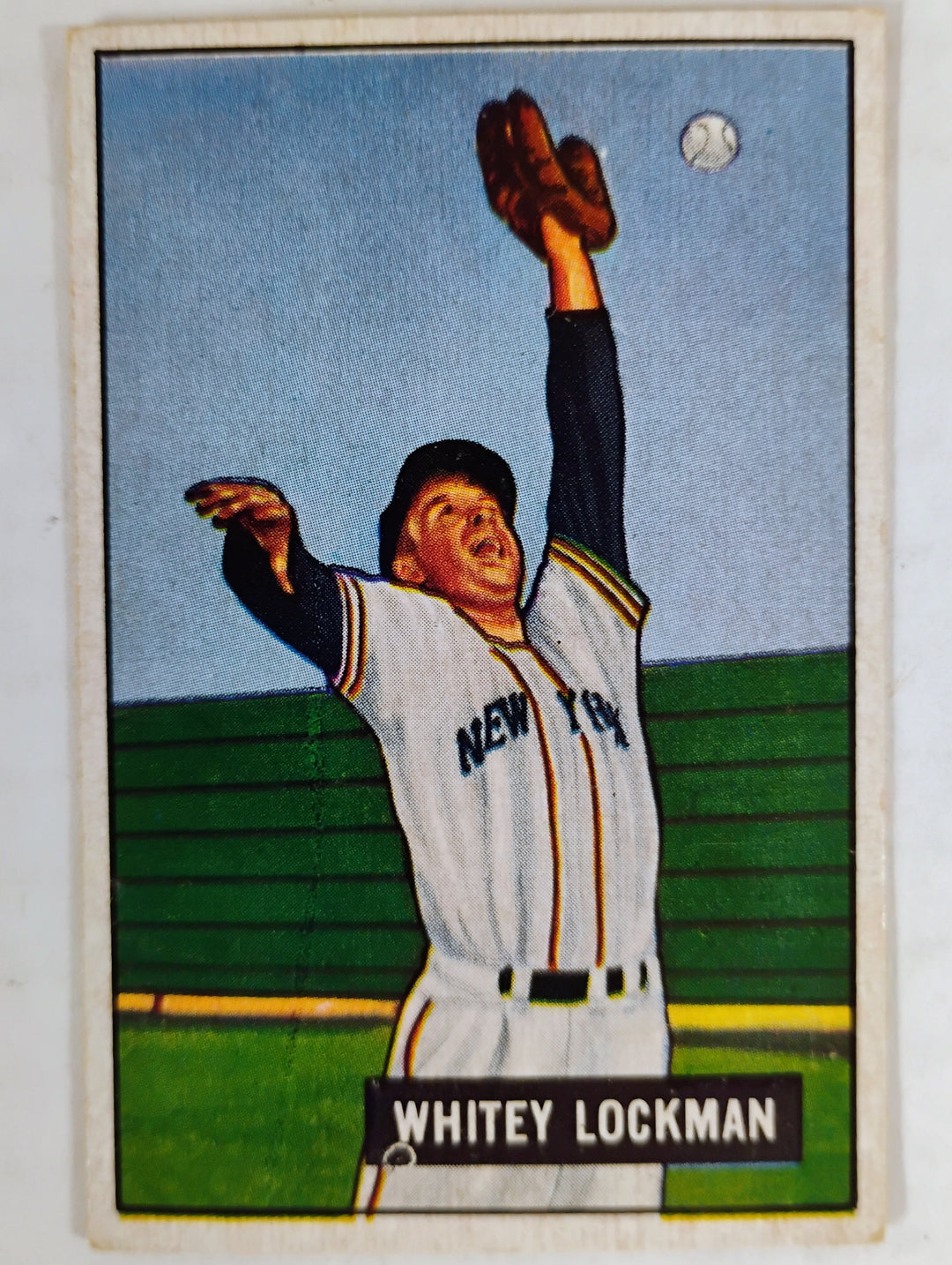 1951 Bowman Baseball Whitey Lockman #37 Mint Partial Set Break
