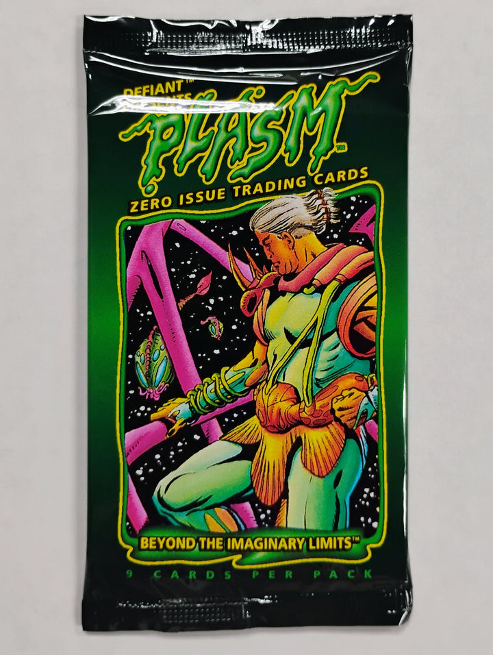 1993 Defiant Plasm Zero Issue Trading Card Sealed Pack