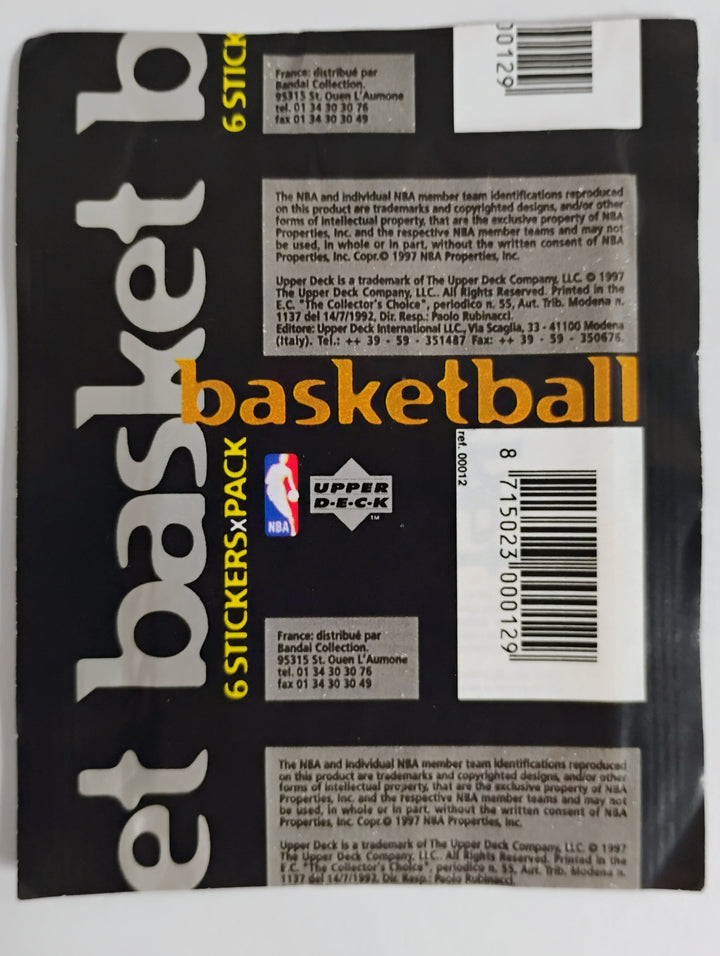 1997-98 Upper Deck Basketball  Stickers Sealed Packs