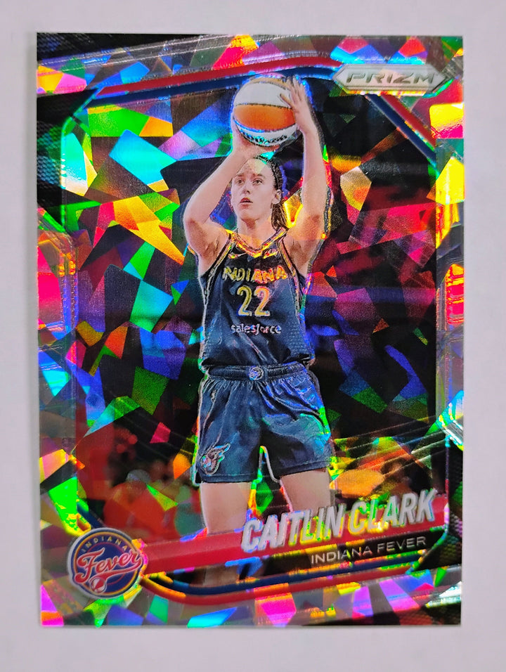 2025 Panini Prizm WNBA Basketball Caitlin Clark #22  Cracked Ice Prizm