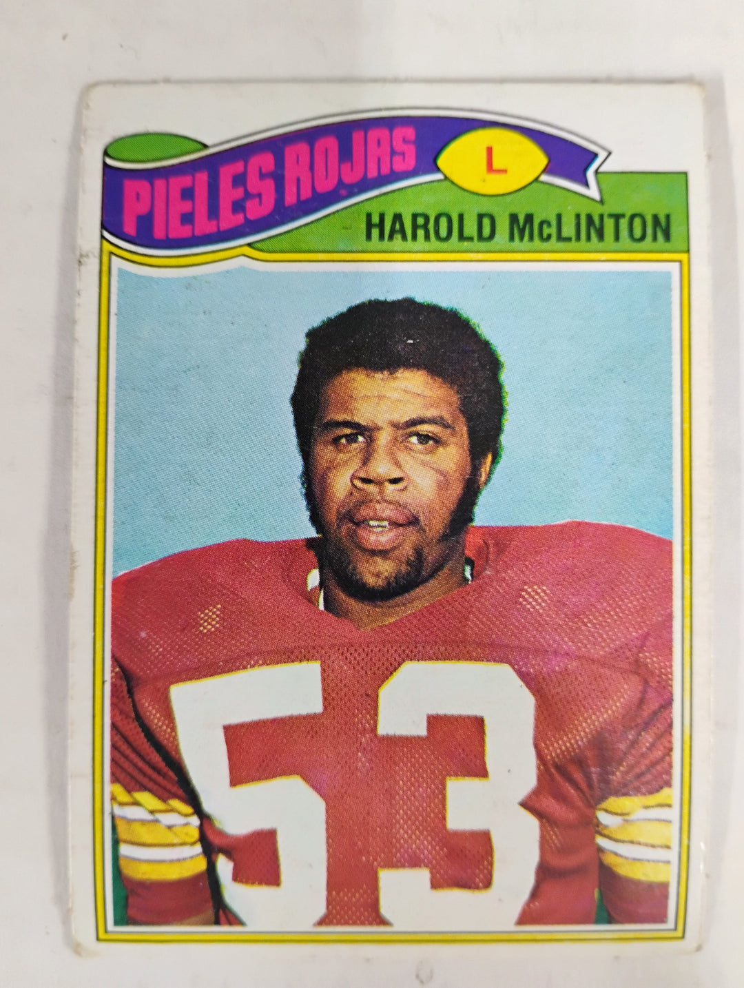 1977 Topps Mexican Football Harold Mclinton #31 SP