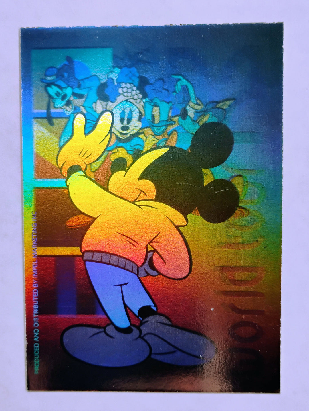 1992 Impel Walt Disney World Tour '92 Mickey Mouse #NNO Hologram