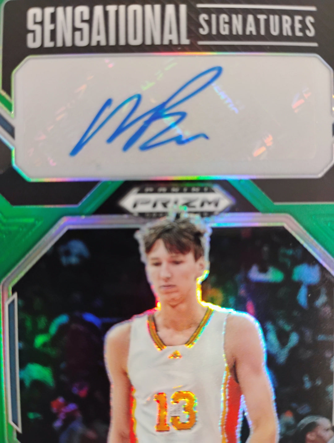 2023 Panini Prizm Draft Picks Basketball Matas Buzelis Sensational Signatures Green Prizm