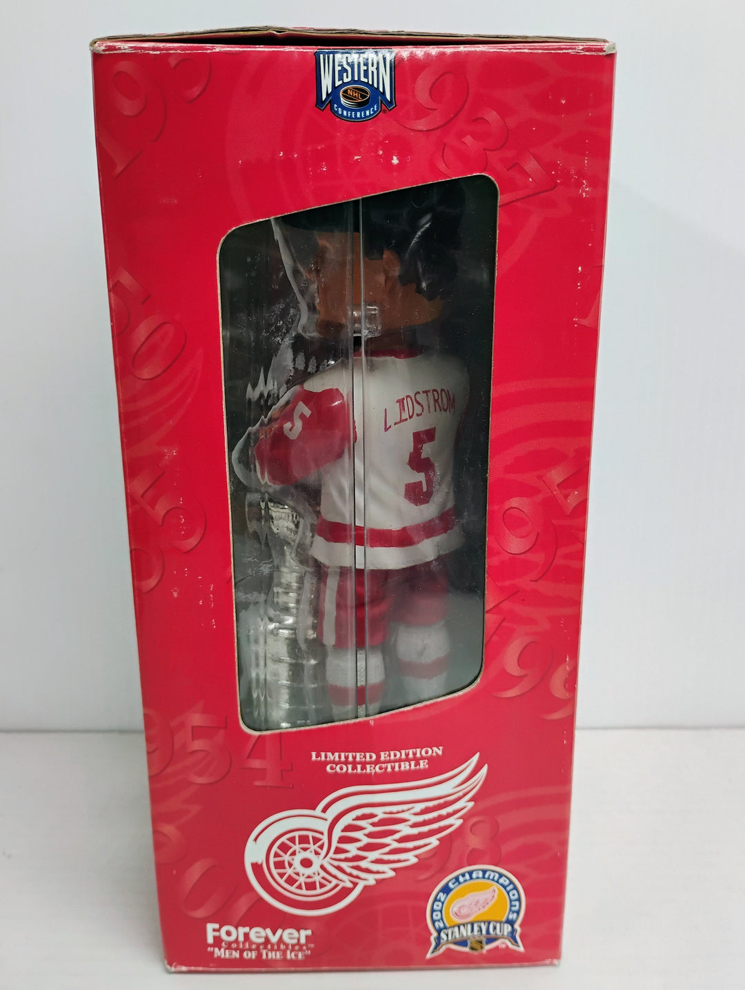 2002 Forever Collectibles "Men Of Ice"  Nicklas Lidstrom Detroit Red Wings Stanley Cup Champions
