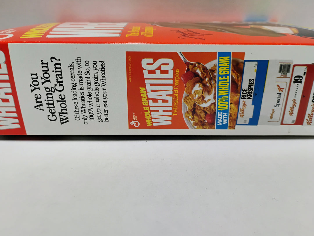 18 oz General Mills Wheaties Michael Jordan W/ Gym Bag & Wheaties Box  Empty Box