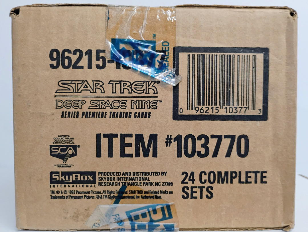 1993 SkyBox Star Trek Deep Space Nine Series Premier Trading Cards (24) Complete Set Factory Sealed Case