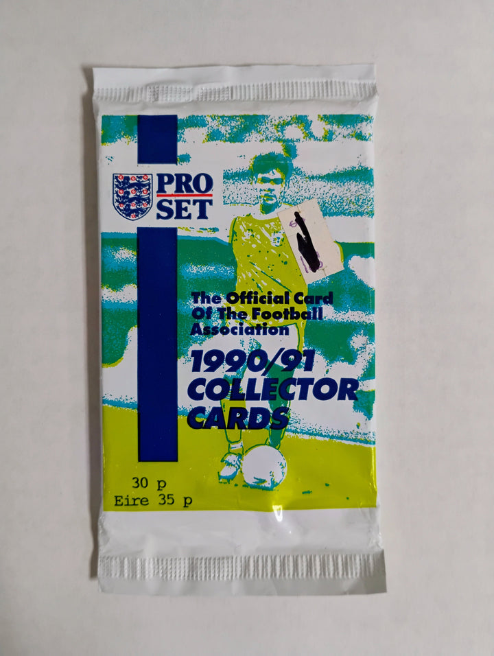 1990-91 Pro Set Soccer Sealed Pack - UK