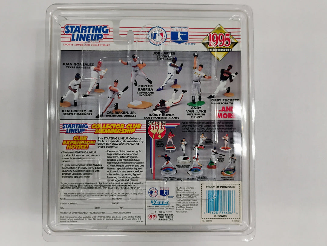1995 Starting Lineup Baseball Barry Bonds Sealed