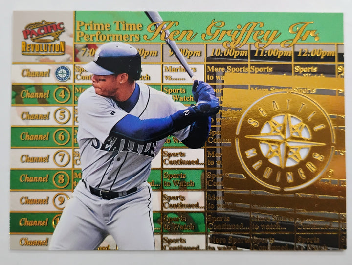 1998 Paific Revolution Baseball Ken Griffey Jr. #8 Prime Time Performers