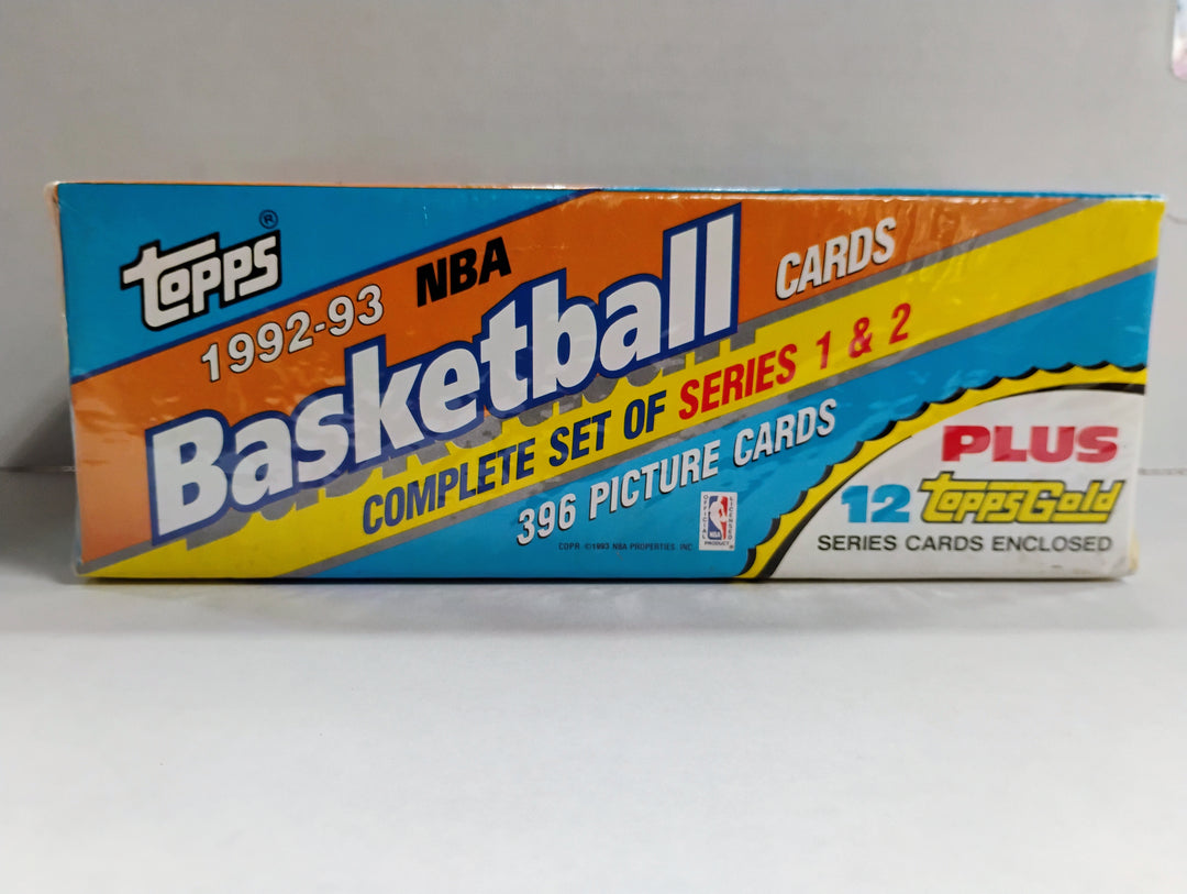 1992-93 Topps Series 1 & 2 Basketball Complete Factory Sealed Set