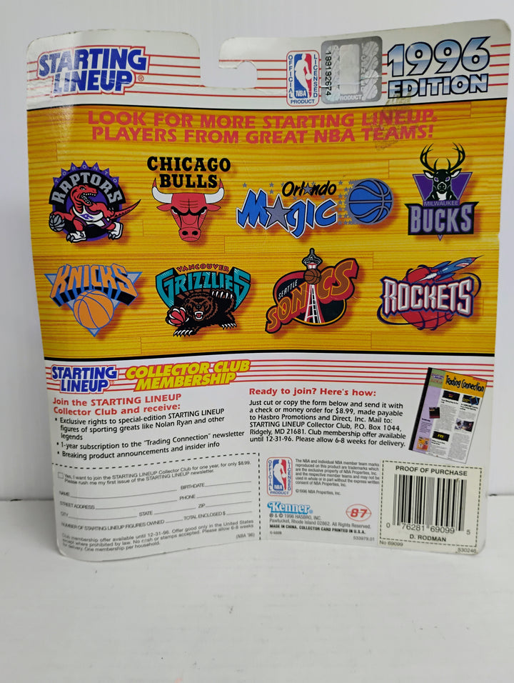 1996 Starting Lineup Dennis Rodman Yellow Hair 1996 Edition