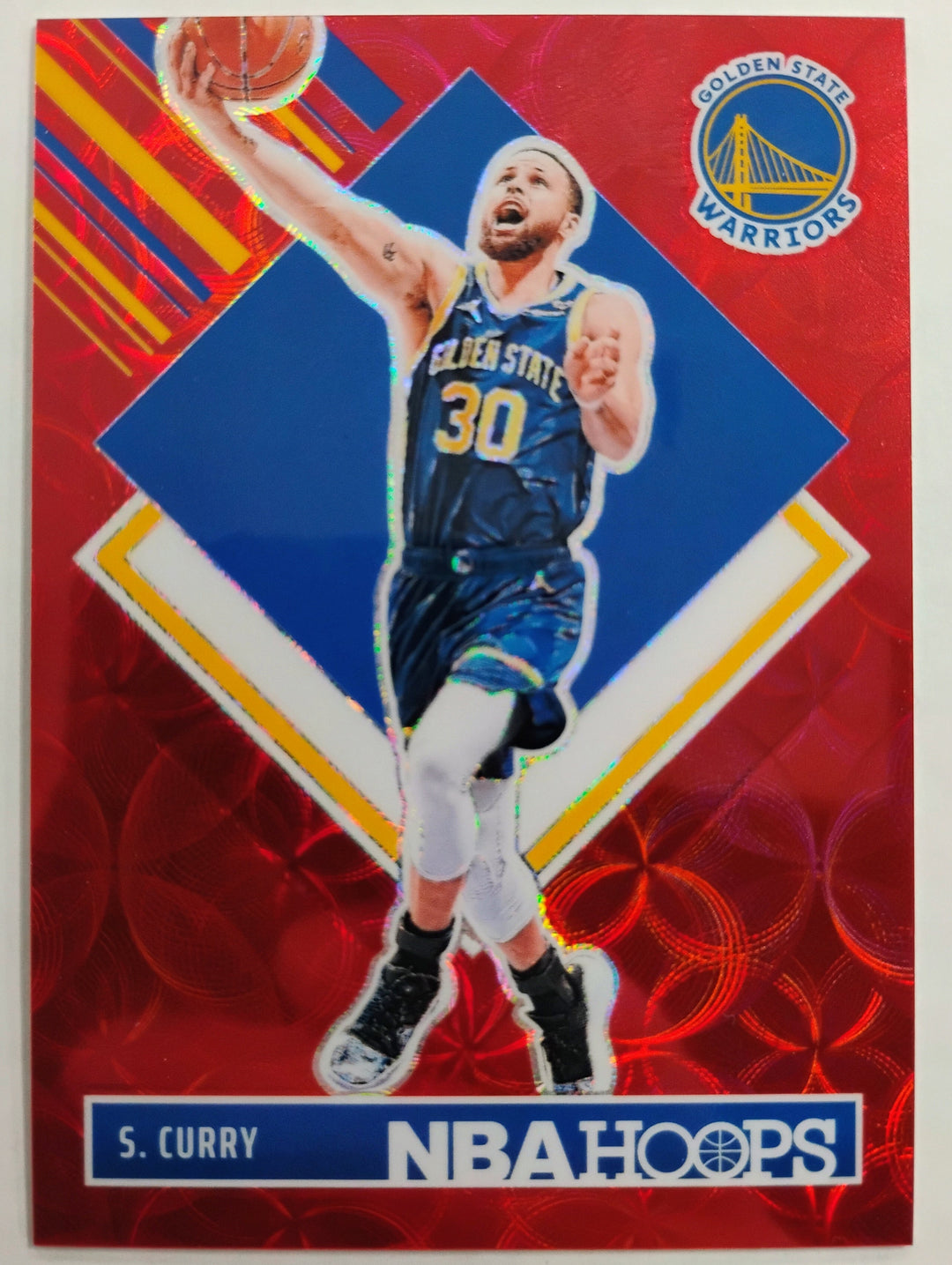 2024-25 Panini NBA Hoops Stephen Curry #282 Red Scope Prizm 03/49