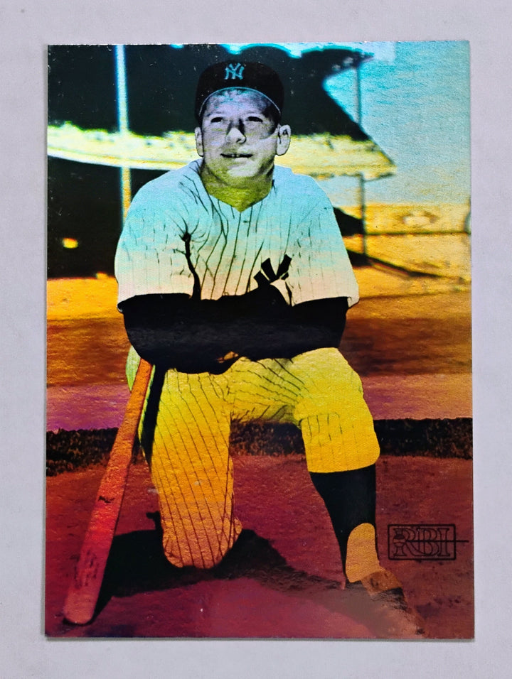 1996 RBI Magazine Mickey Mantle # 7 Promo Hologram