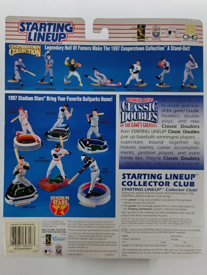 1997 Kenner Starting Lineup Classic Doubles Mark Mcgwire/Roger Maris Sealed