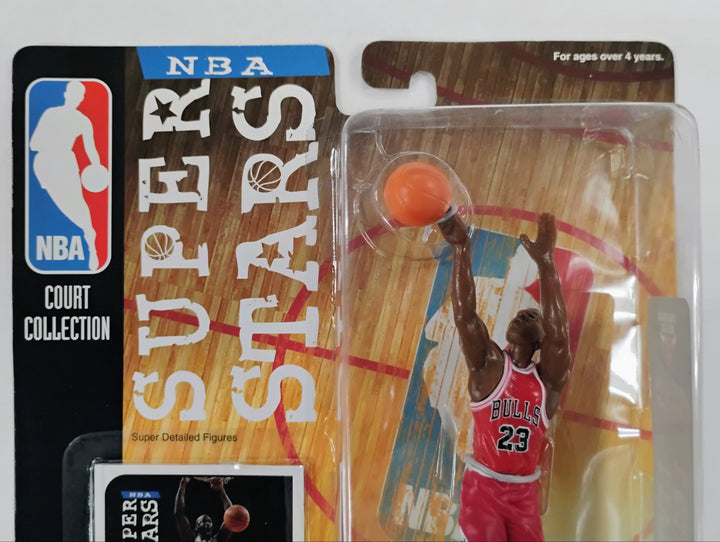 1998 Mattel NBA Super Stars Basketball Michael Jordan 2 of 4 Red Jersey