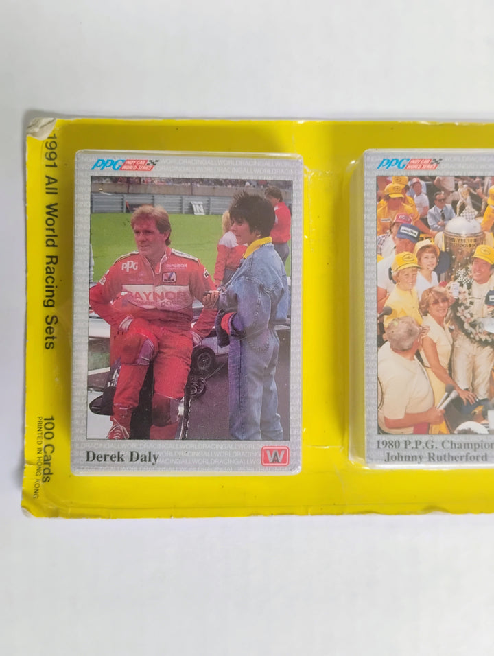 1991 All World Racing Sets 100 Card Hanger Pack Sealed