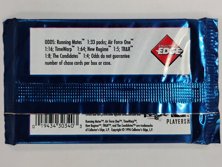 1996 Collector's Edge President's Reserve Football Sealed Pack