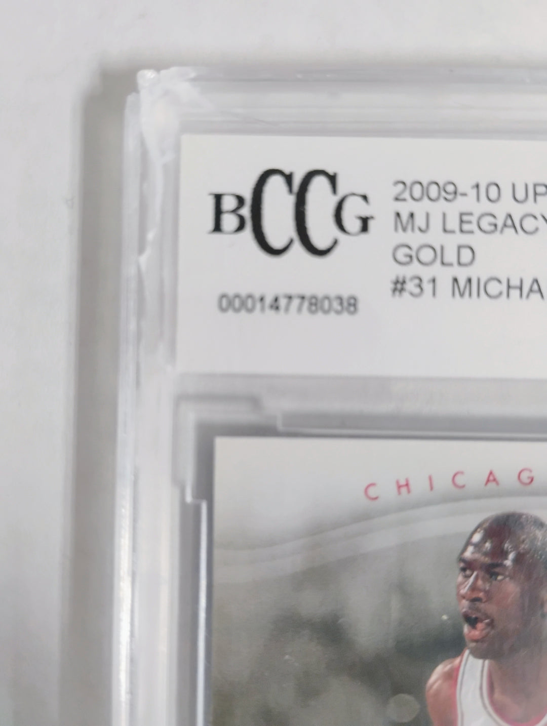 2009-10 Upper Deck Basketball Michael Jordan MJ Legacy Collection Gold #31 BCCG 10