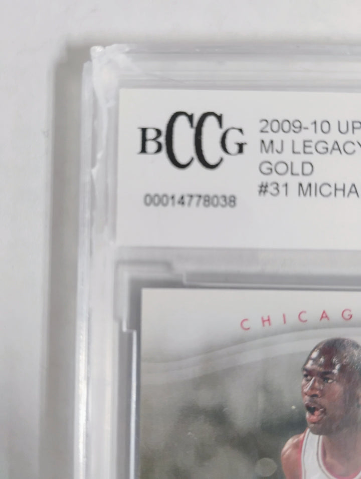 2009-10 Upper Deck Basketball Michael Jordan MJ Legacy Collection Gold #31 BCCG 10
