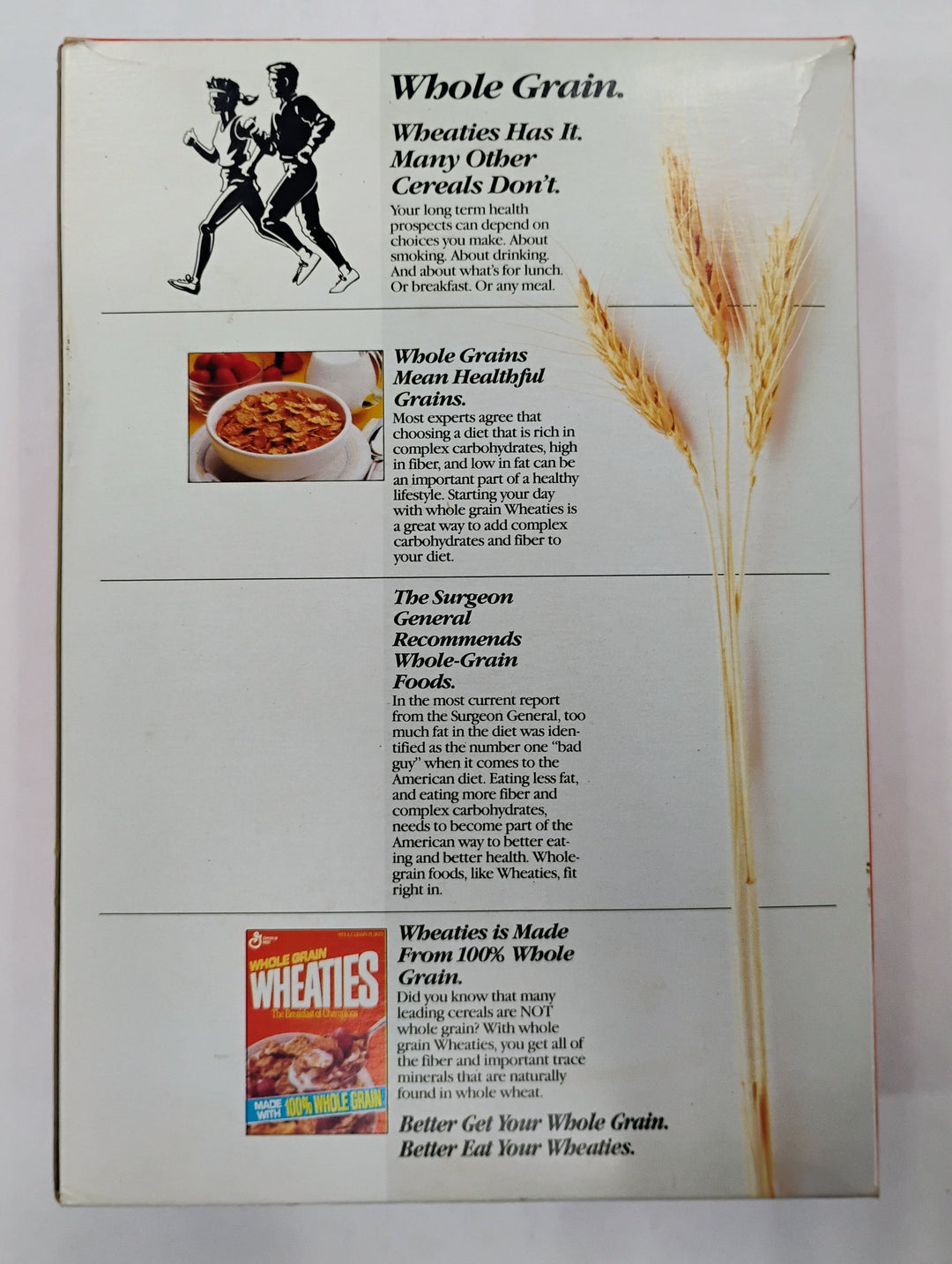 12oz General Mills Wheaties Michael Jordan Cereal Box MJ Pouring Cereal Box Empty Box